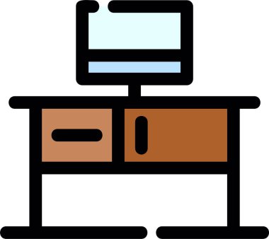 Mobilya ev simgesi - taslak biçimi