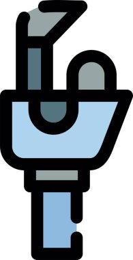 Su dokunun kutsal kişilerin resmi, vektör çizim