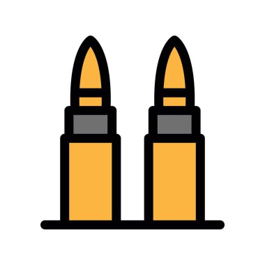 kurşun simgesi renk dış hat vektörü