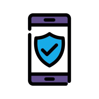 kalkan ikon vektör illüstrasyonu