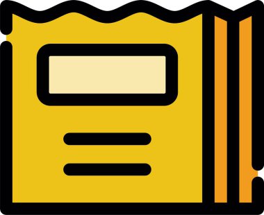 Kitap kitaplığı simgesi - özet biçimi