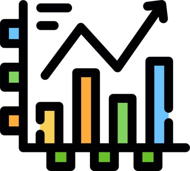 grafik iş analiz simgesi