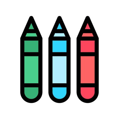 filled outline paint brush icon isolated on white background. vector.