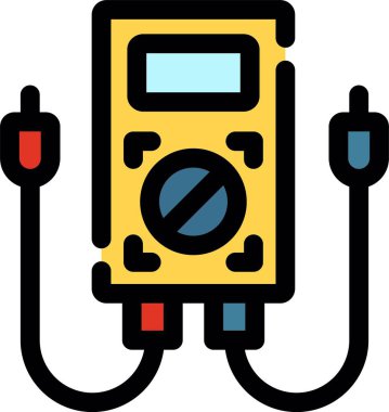 gaz ısıtıcısı simgesi - taslak biçimi