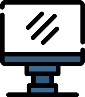 izleyici ikon vektör illüstrasyonu