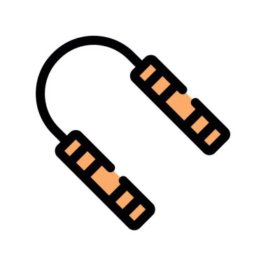 usb buji simgesi renk dış hat vektörü