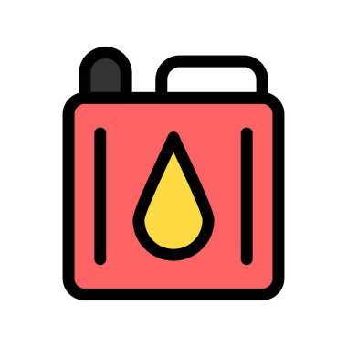 Yağ varili vektör simgesi resimleme