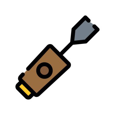 Dolgu simgesi, vektör illüstrasyonu