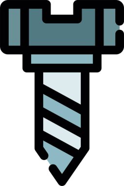 inşaat çekiç simgesi, vektör illüstrasyonu