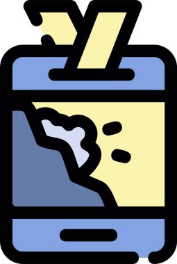 kutu simgesi vektör illüstrasyonu