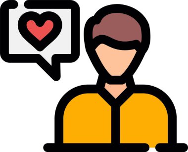 man simgesi vektör illüstrasyonu