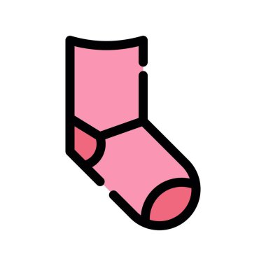 Web projesi için vektör çorapları simgesi