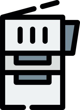 Yazıcı simgesi, vektör illüstrasyonu