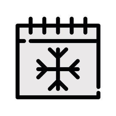 Takvim, olay simgesi vektör çizimi