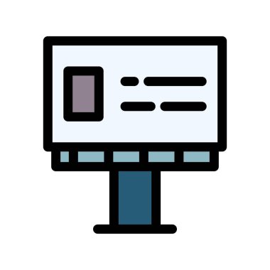 Web vektör renk çizgisi simgesi