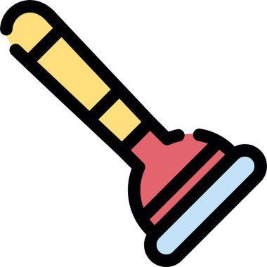 Fırça simgesi renk ana hatlarını boya