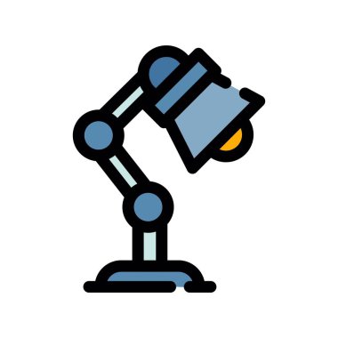 mikroskop simgesi, dış hat vektör biçimi