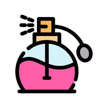 Bomba ikonu renk ana hatları vektörü