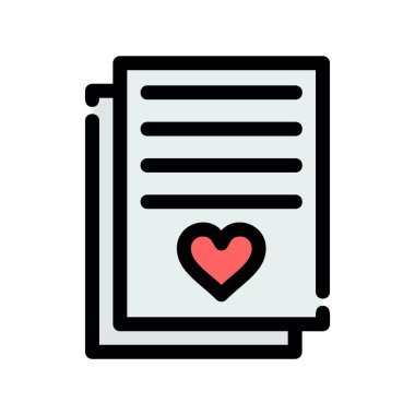 Vektör belgesi Simge illüstrasyonu