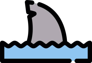 Su simgesinin vektör illüstrasyonu