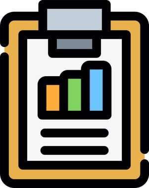 grafik iş raporu simgesi