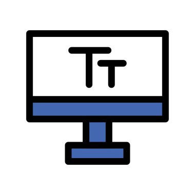 vector computer icon illustration