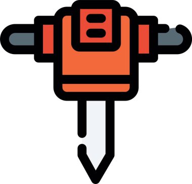 Tornavida. Web simgesi basit illüstrasyon