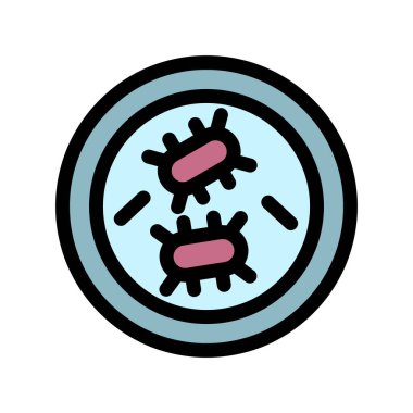 virüs simgesi renk vektörü