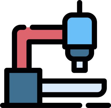 Fabrika. Web simgesi basit illüstrasyon