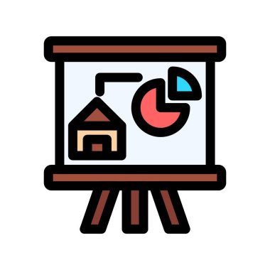 ev simgesi, vektör illüstrasyonu