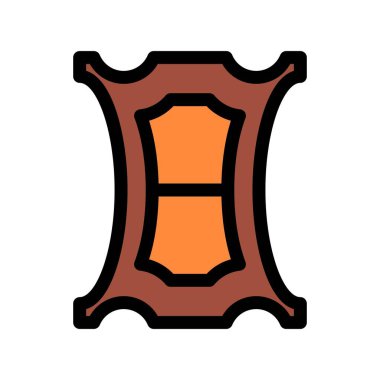 kalkan ikon vektör illüstrasyonu