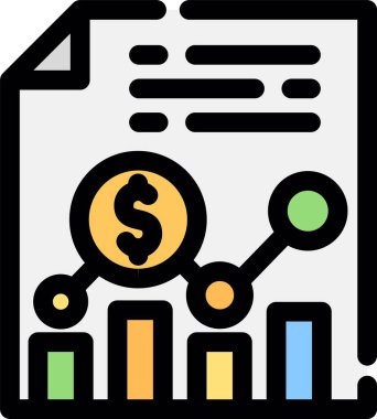 finansal muhasebe iş simgesi