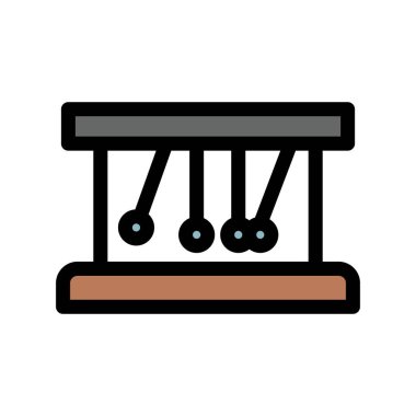 Abaküs ikon vektörü. Düz tabela. izole edilmiş sınır sembolü çizimi