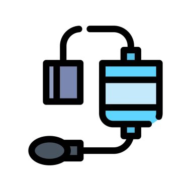 gaz pompası renk ikonu vektör çizimi