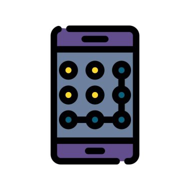 cep telefonu simgesi. Düz dizayn. vektör 10.