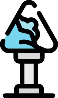 El ikonu. Vektör illüstrasyonu