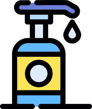 Şişe. Web simgesi basit illüstrasyon