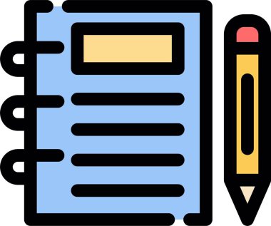 kitap eğitimi bilgi simgesi ana hatları biçiminde