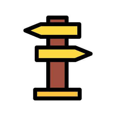 Modern ve basit tasarımın vektör simgesi