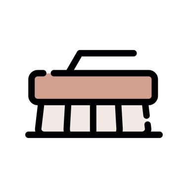 Ahşap günlük renk ikonu vektör çizimi