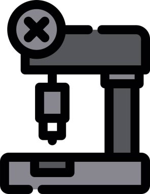 Filedoutline biçiminde vinç inşaat simgesi