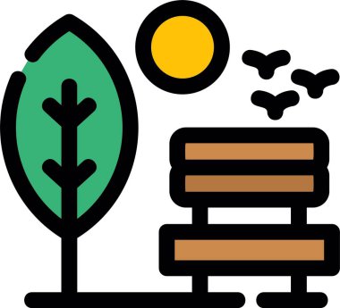 Bir çiftlik simgesinin vektör illüstrasyonu