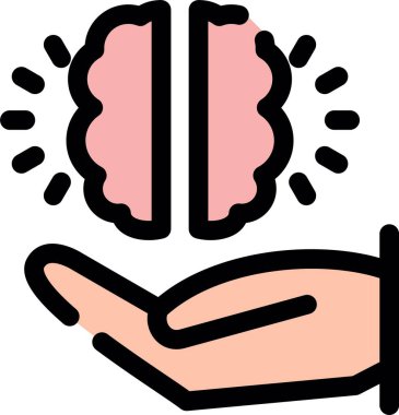 Beyin el zihin simgesi - özet biçimi