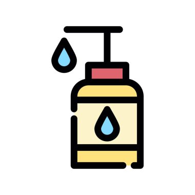 su pompası renk ikonu vektör illüstrasyonu