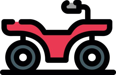 motosiklet simgesi vektör illüstrasyonu