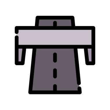 Elektrikli demir ikonu. elektrik demir vektör simgesi rengi düz izole