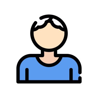 avatar simgesi vektör illüstrasyonu