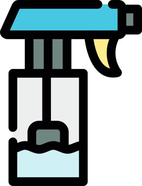 boya fırçası boyama simgesi - taslak biçimi