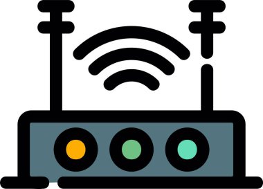 wifi router. web icon simple illustration