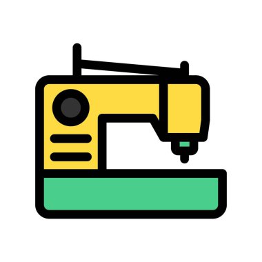 Dikiş makinesi vektör simgesi